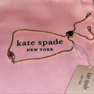 Kate Spade Pink Lips Bracelet